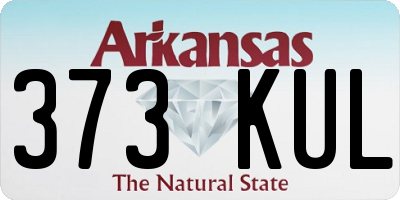 AR license plate 373KUL