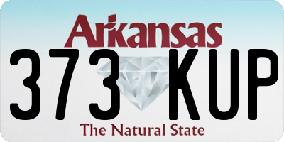 AR license plate 373KUP