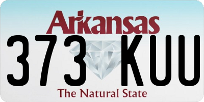 AR license plate 373KUU