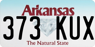 AR license plate 373KUX