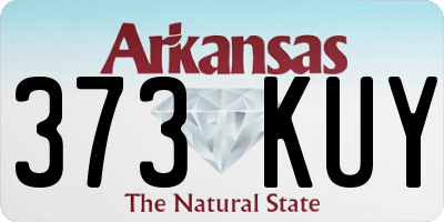 AR license plate 373KUY