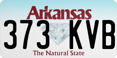 AR license plate 373KVB