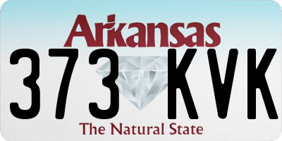 AR license plate 373KVK