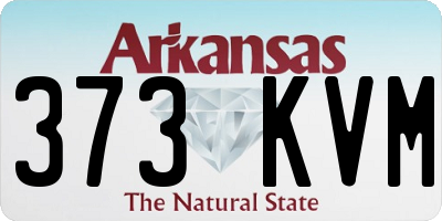 AR license plate 373KVM