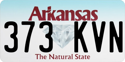 AR license plate 373KVN