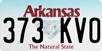 AR license plate 373KVO