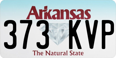 AR license plate 373KVP