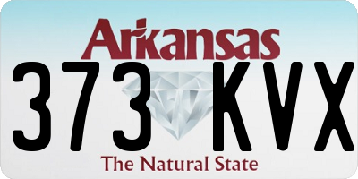 AR license plate 373KVX