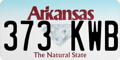 AR license plate 373KWB