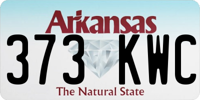 AR license plate 373KWC