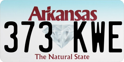 AR license plate 373KWE