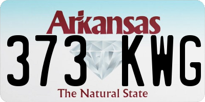 AR license plate 373KWG