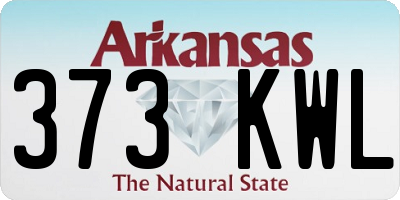 AR license plate 373KWL
