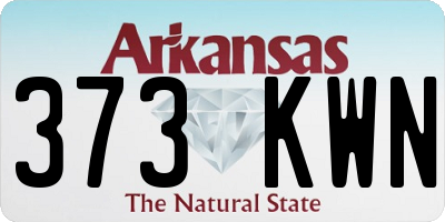 AR license plate 373KWN