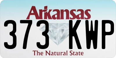 AR license plate 373KWP