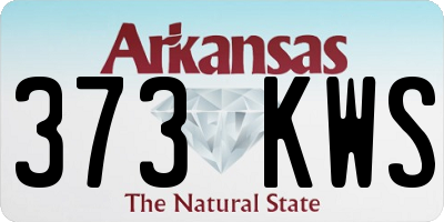 AR license plate 373KWS