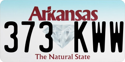 AR license plate 373KWW