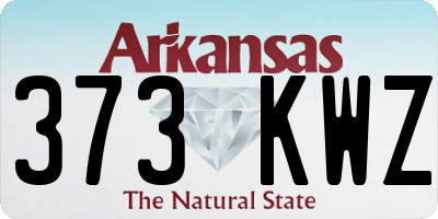 AR license plate 373KWZ