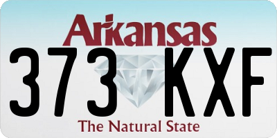 AR license plate 373KXF