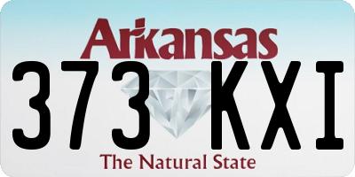 AR license plate 373KXI