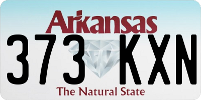 AR license plate 373KXN