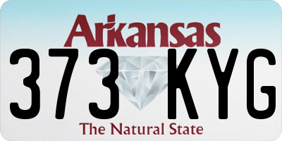 AR license plate 373KYG