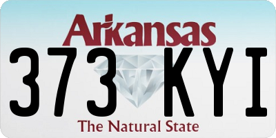 AR license plate 373KYI