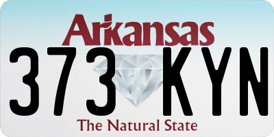 AR license plate 373KYN