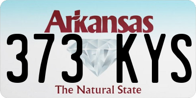 AR license plate 373KYS