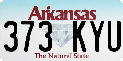 AR license plate 373KYU