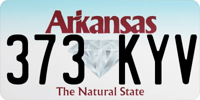 AR license plate 373KYV