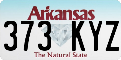 AR license plate 373KYZ
