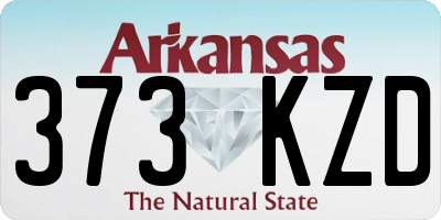 AR license plate 373KZD