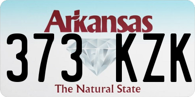AR license plate 373KZK