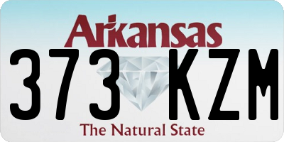 AR license plate 373KZM