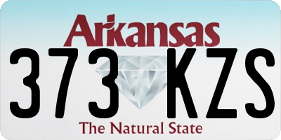 AR license plate 373KZS