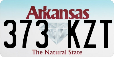 AR license plate 373KZT