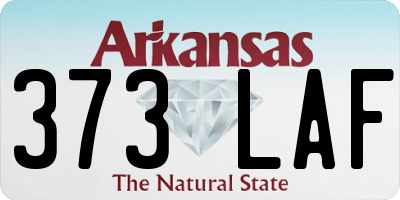 AR license plate 373LAF