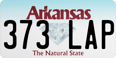 AR license plate 373LAP