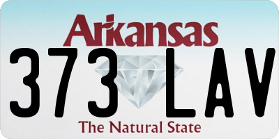 AR license plate 373LAV