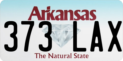 AR license plate 373LAX