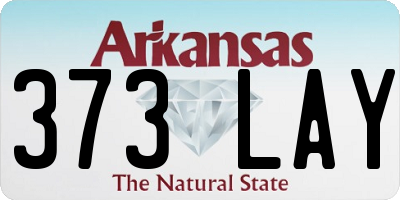 AR license plate 373LAY