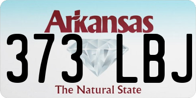 AR license plate 373LBJ
