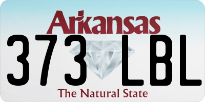 AR license plate 373LBL