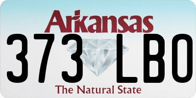 AR license plate 373LBO