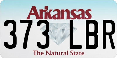 AR license plate 373LBR