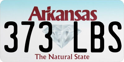 AR license plate 373LBS