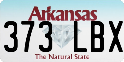 AR license plate 373LBX