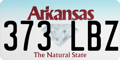 AR license plate 373LBZ