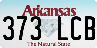 AR license plate 373LCB